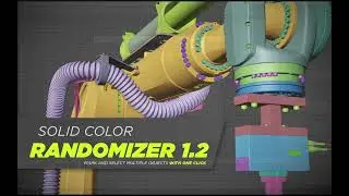 Solid Color Randomizer 1.2 Update - Addon for Blender