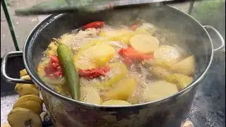Manqalda Çox ləzzətli Buğlama Resepti