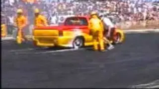 Paul Roman's burnout in the Momo Ute