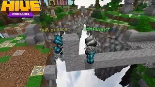 Causing Havoc in my First Minecraft Hive Sky Wars Duos Content Creator Tournament (ft. Gxorqe)