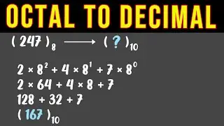 Octal to Decimal Conversion