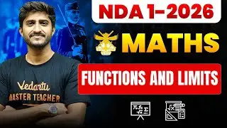 Functions & Limits Complete One Shot | NDA 1 2026 Maths  | NDA Maths Strategy by Govind sir