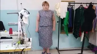 Как сшить платье- майка за 1 час.