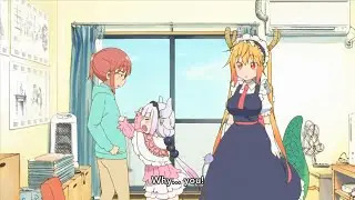 Kanna chan a ferocious attack | anime funny moment