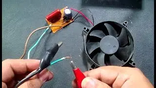 HOW TO CONNECT  12V FAN TO 220V