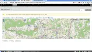 OpenLayers 3:x: Interactions and map preview in the map form.