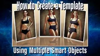 Create a Template with Smart Object Layers in Adobe Photoshop.