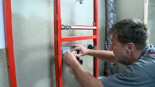 Hausbau Doku | Teil 5 Heizung Putz Sanitär | Massivhaus bauen