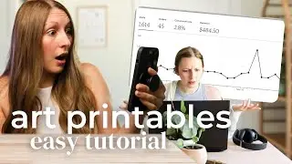 How To Make Art Printables Using Canva to sell on Etsy in 2023 + Sizing Options EXPLAINED