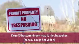 Deze 15 bestemmingen mag je niet bezoeken (zelfs al zou je het willen)