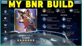 My Current Batman Ninja Robin Build Injustice 2 Mobile