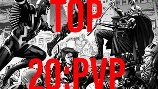 TOP 20:PVP CHARACTERS