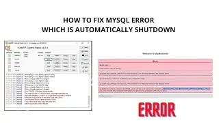 How to solve XAMPP server error  |  Mysql shutdown unexpectedly .