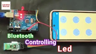 How To Control Led Using HC-05 Bluetooth Module With Arduino Uno
