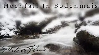 Zeitraffer am Wasserfall / Drohne und Ich gehen Eis-Baden
