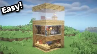 Minecraft: How To Build A 3-Storey Wooden House / Tutorial