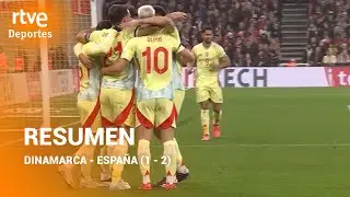 Denmark vs. Spain (1-2) | UEFA Nations League 2024 Summary