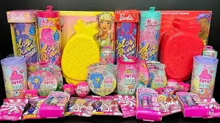 ASMR Barbie CUTIE REVEAL Dolls OVER 100 SURPRISES‼️ Oddly Satisfying Unboxing Toys | No Talking