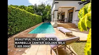 Marbella Center- Golden Mile - Unbeatable location villa for sale - Solobanus Marbella Properties