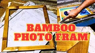 Bamboo photo fram making, bahor photo fram kenedora banabo, @work4mark67
