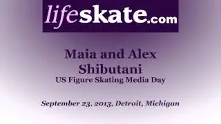 Maia and Alex Shibutani 09/23/13 podcast - Lights, Camera, Action, Olympics!
