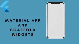 Material app and Scaffold widget in Flutter