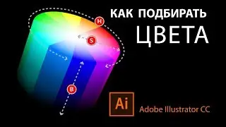 Как подбирать цвета в Adobe Illustrator — Recolor Artwork