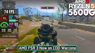 Warzone 3 - AMD FSR 3 Frame Gen - Ryzen 5 5600G