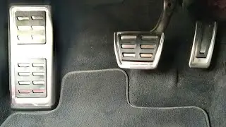 Накладки на педали под R-Line  за 10 баксов .Установка на VW Passat B8.