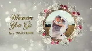 Luxurious 3D Rose Frame Wedding Invitation Slideshow AE Project Free Download #freeaeprojects