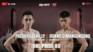 FREDDY LAI BILLY VS DONNY SIMANGUNSONG | FULL FIGHT ONE PRIDE MMA 80 KING SIZE NEW #5 SEMARANG