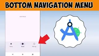 How To Create A Bottom Navigation Menu in Android Studio Iguana