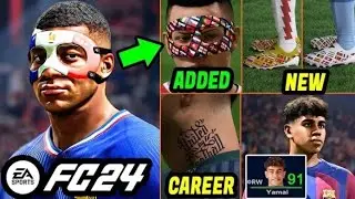 FC 24 NEW COMFERMED UPDATES +Real Faces, Nea Gamplay and features updates