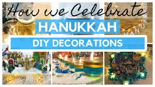 EASY AND BEAUTIFUL DIY HANUKKAH DECORATIONS | HOW WE CELEBRATE HANUKKAH | ORTHODOX MOM | FRUM IT UP