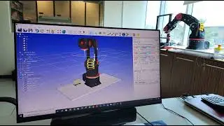 rododk integration & simulation for custom 3d printed robot