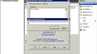 Connect Exchange Server to POP3 Account using MAPILab POP3 Connector