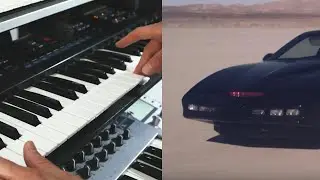 The top 5 Synthwave Sounds of Knight Rider in cinematic video