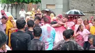 kanudo.मालगढ़ गांव में दही हांडी कार्यक्रम