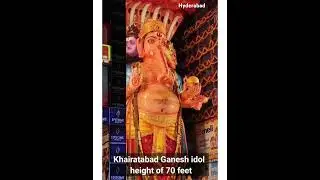 Khairatabad Ganesh idol ,TG. height of 70 feet #ganeshafestival #vinayakachavithi #kairathabadganesh