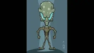 Want to be inspired? Get a FREE digital coloring page just for watching this alien drawing video!