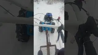 БОЛЬШИЕ ШИНЫ GRUBERG ЗИМОЙ НА МОТОБЛОКЕ 