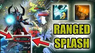 One Hit carry Lich + Splash Damage [1600 Right click] Dota 2 Ability Daft