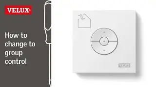 VELUX How to change wall switch KLI to a group control