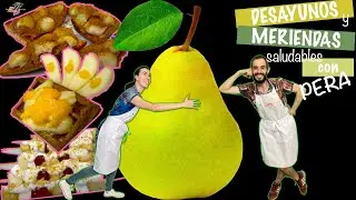 3 DESAYUNOS SALUDABLES con PERAS 🍐 |FÁCILES de hacer|