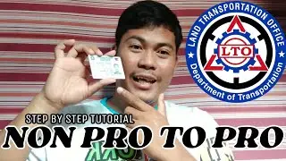 Paano mag upgrade ng Lisensya - Non Professional to Professional Drivers License