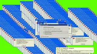 [GREEN SCREEN] Windows XP Error - VIRUS ERROR ☢ - Sound Footage