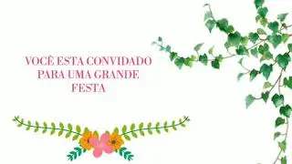 CONVITE ANIMADO  TROPICAL (MENINA) by:Gabiy