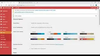 Video 23 - How to edit User’s Profile and Add New Users in WordPress?
