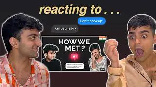 Reacting To Our "HOW WE MET" Video 3yrs Later (actual truths spilled)