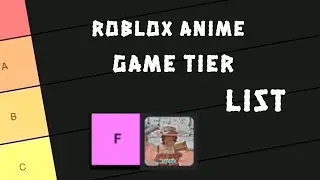 2021 ROBLOX ANIME GAMES TIER LIST!!